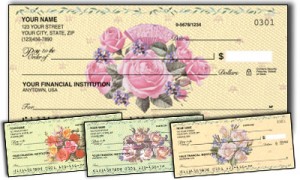 Here is an example of custom Vintage Roses Checks